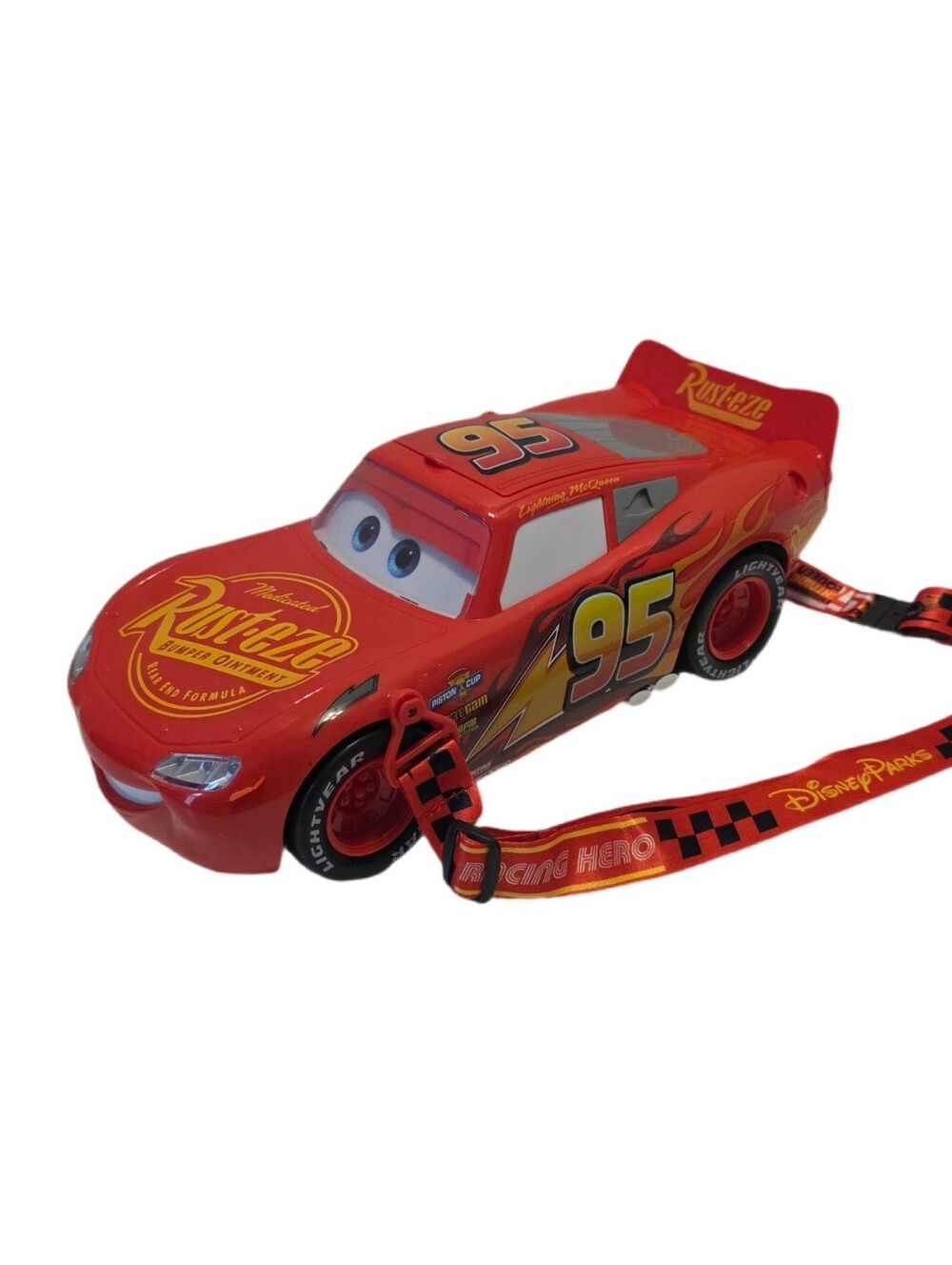 Disney Parks Lightning McQueen Light-Up Popcorn Bucket - NEW - Picture 3 of 9